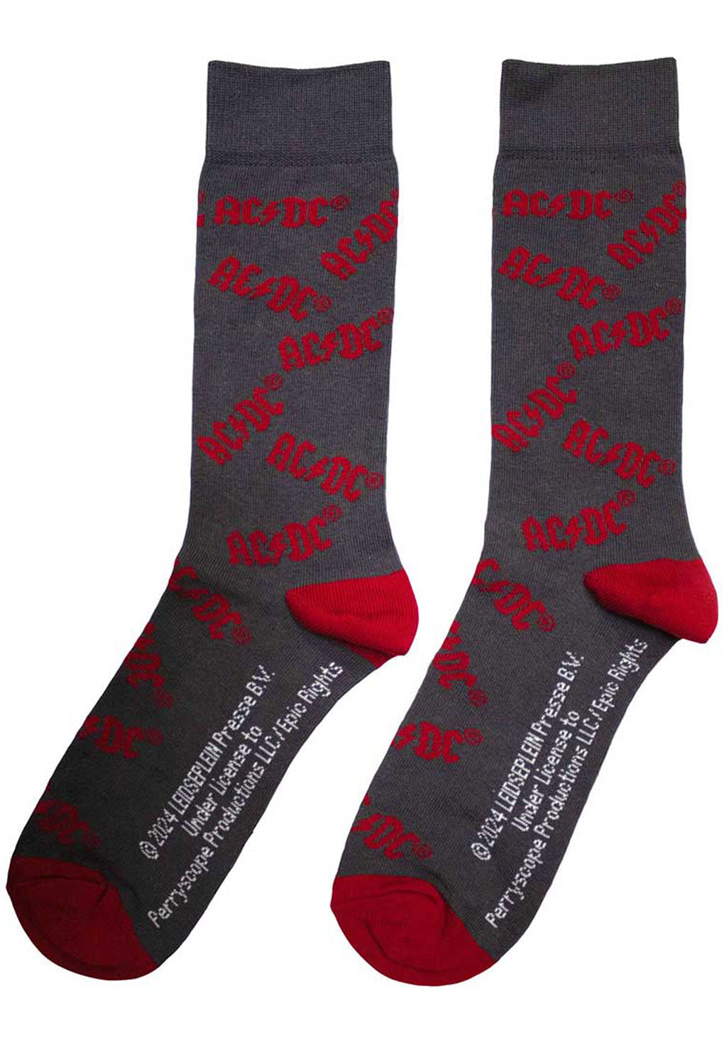 AC/DC Logo Pattern Unisex Ankle Socks Hot på udsalg