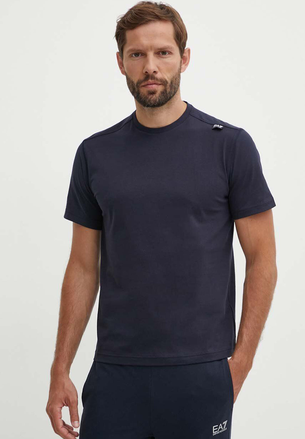 EA7 Emporio Armani logo-print Cotton T-shirt