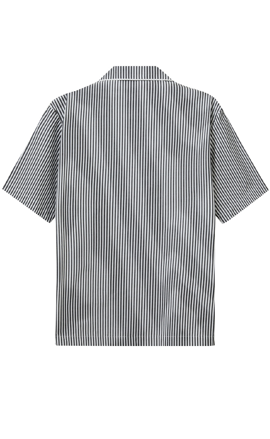 H2O Skjorte - Rønne Essential - Black/White Stripe