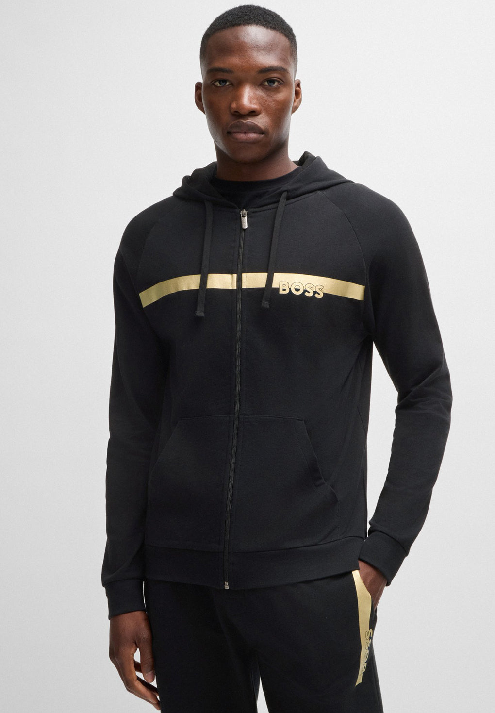 Hugo Boss Authentic Cotton Zip Hoodie Levere