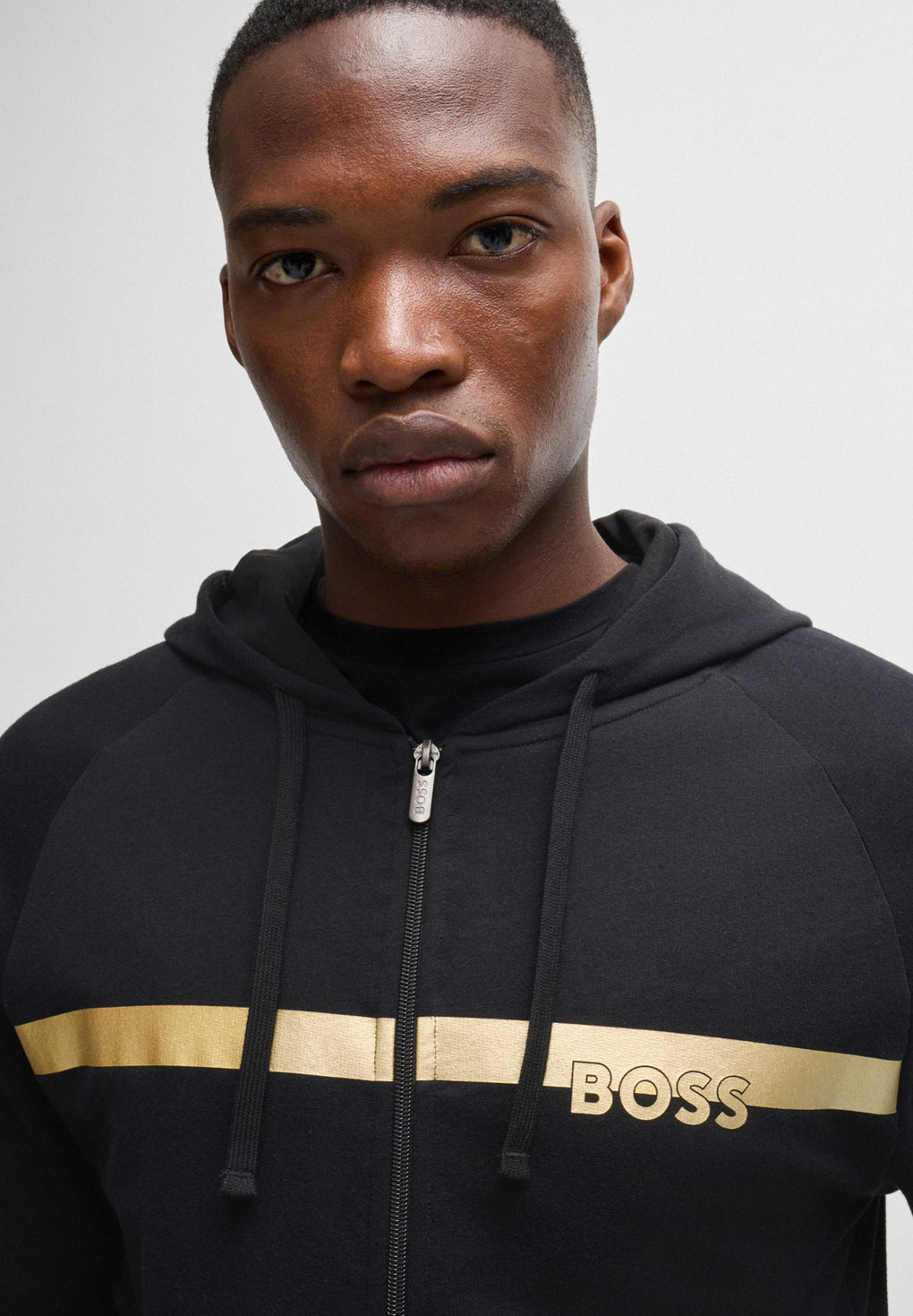 Hugo Boss Authentic Cotton Zip Hoodie Levere