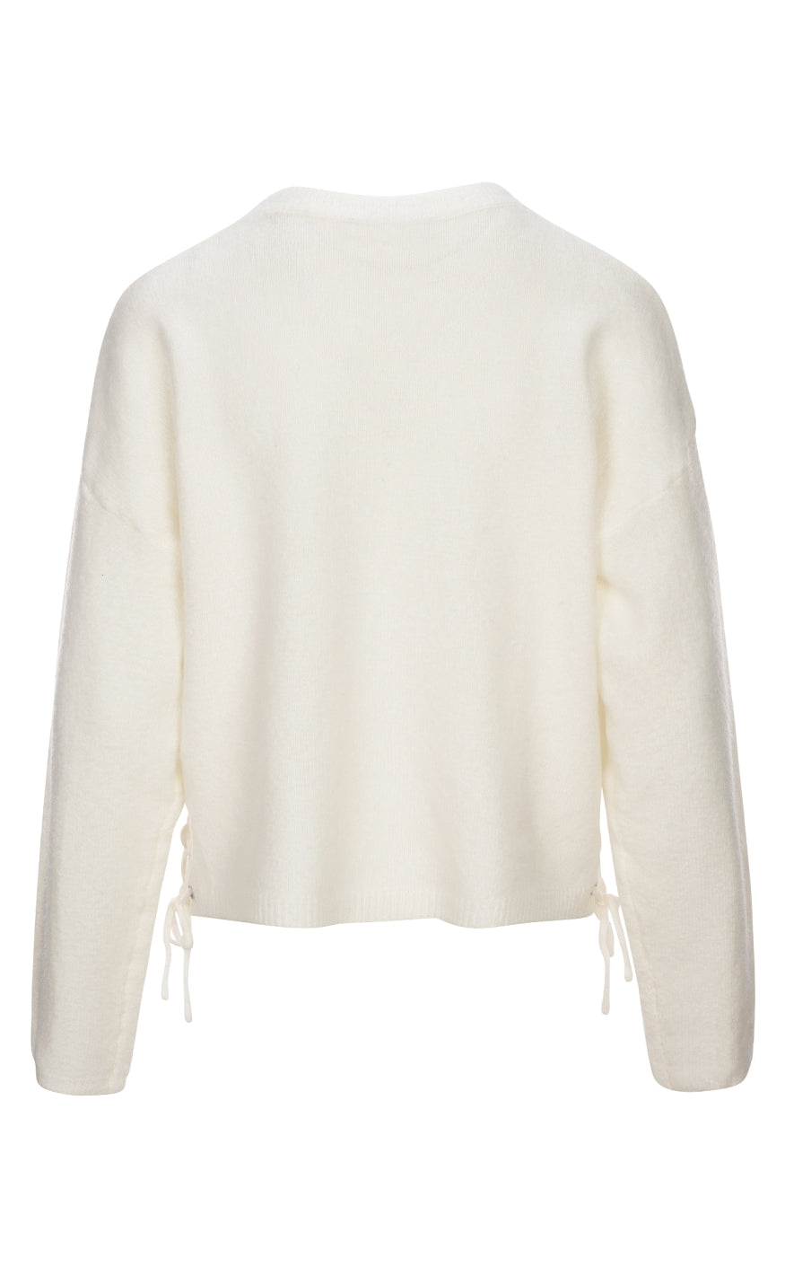 Luxzuz Striktrøje - Albertine - Cream