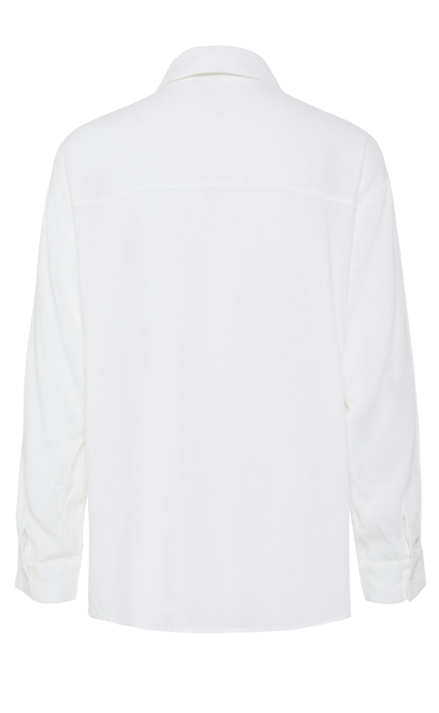 Pieces Skjorte - Pia - Bright White