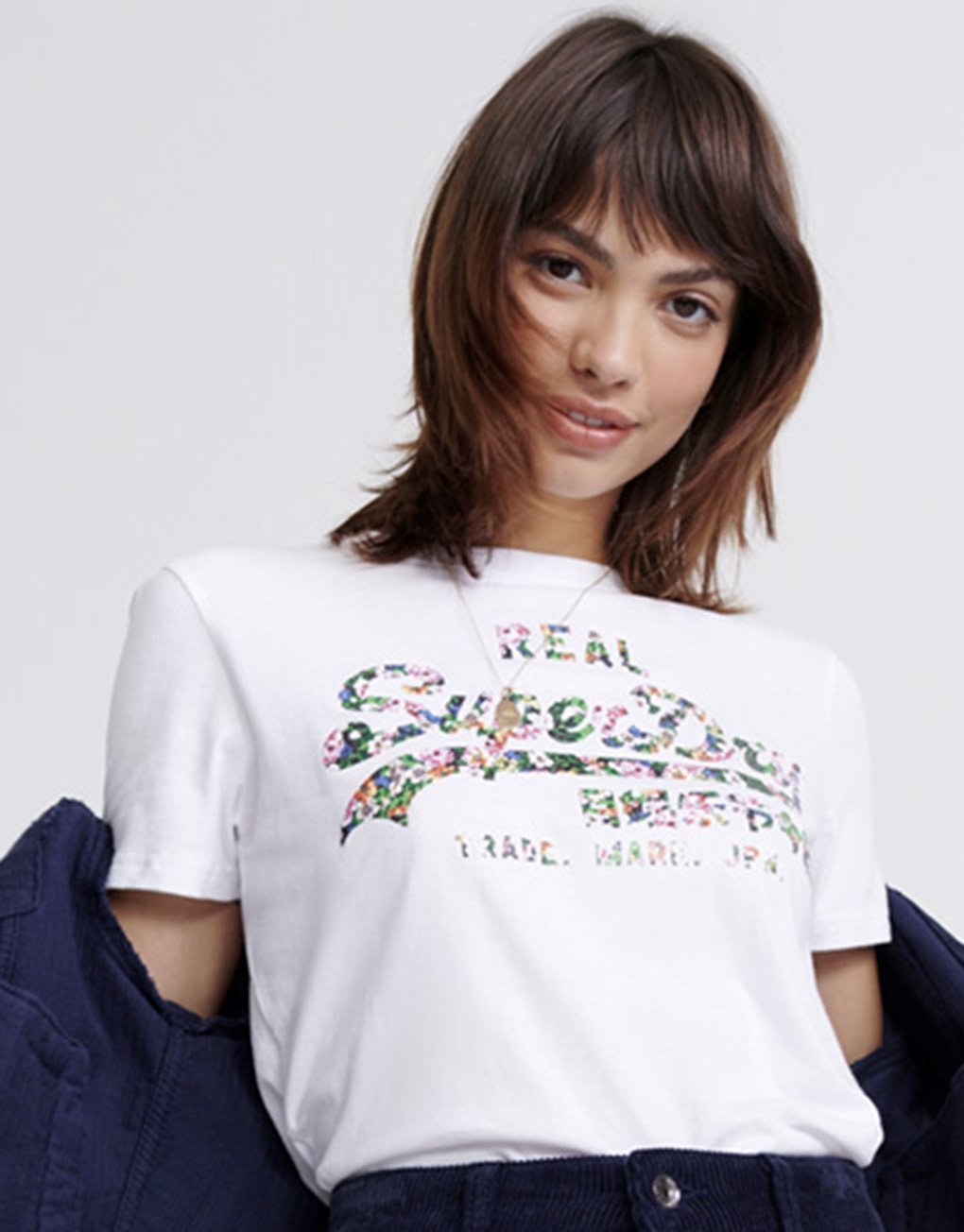 Superdry Lady Vintage Logo Gloss Floral T-Shirt Udsalg
