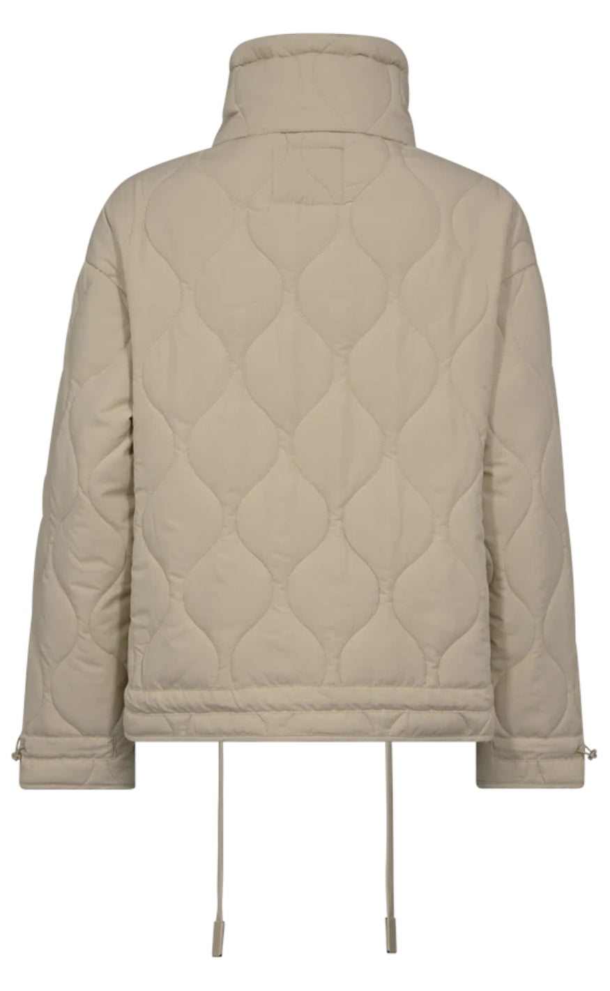 Freequent Jakke - Blob - Silver Mink