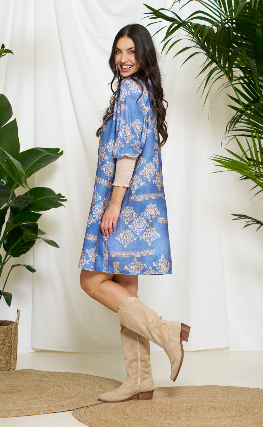 Marta Du Chateau Kjole - Eva - Blue Jeans