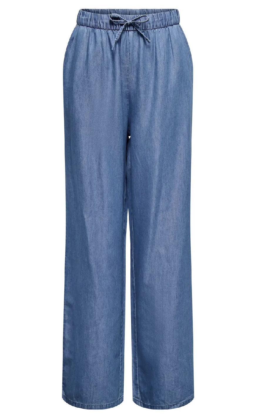 ONLY Bukser - Bea - Medium Blue Denim Mode