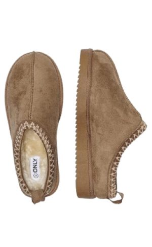ONLY Hjemmesko - Stella Teddy - Cognac