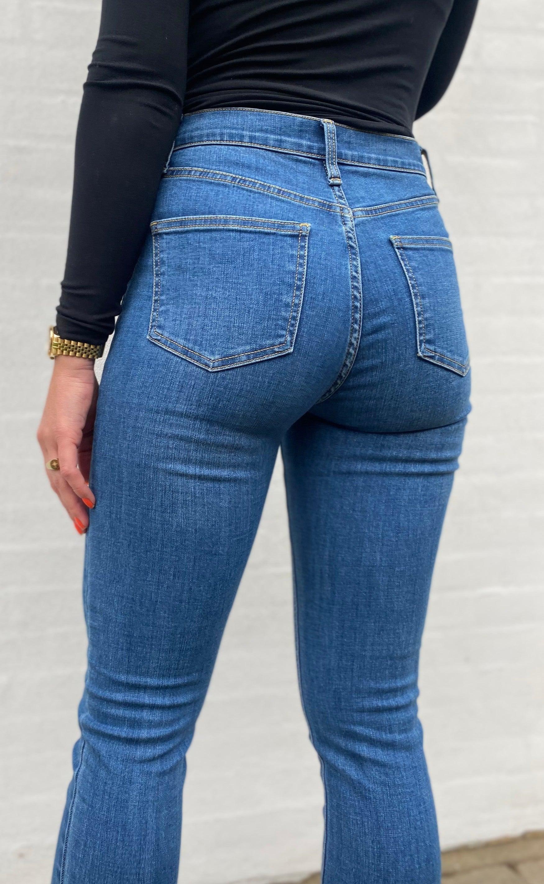 Freequent Bukser - Harlow - Vintage Blue Mode