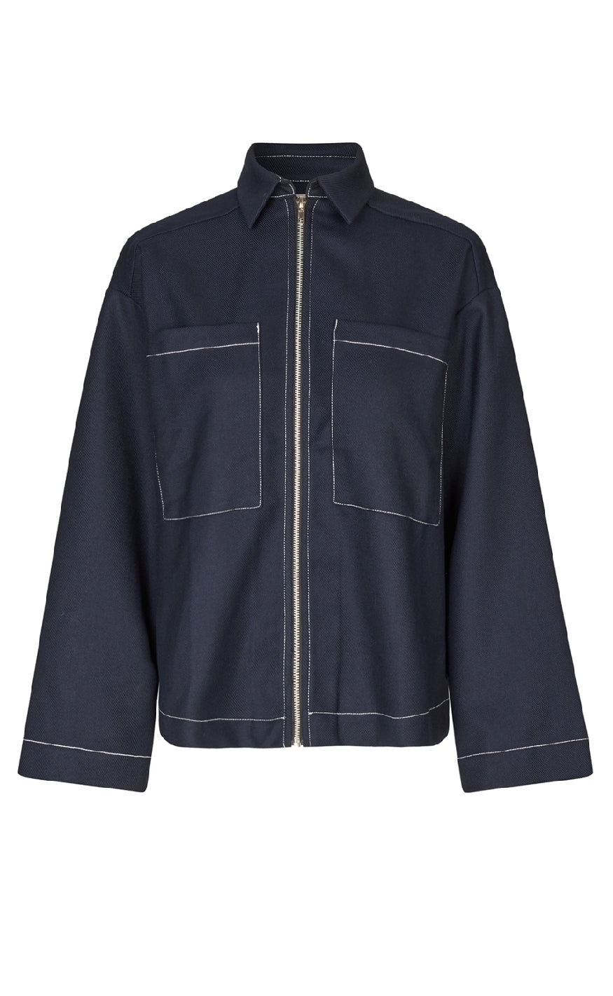 Lollys Laundry Jakke - Khai - Dark Blue