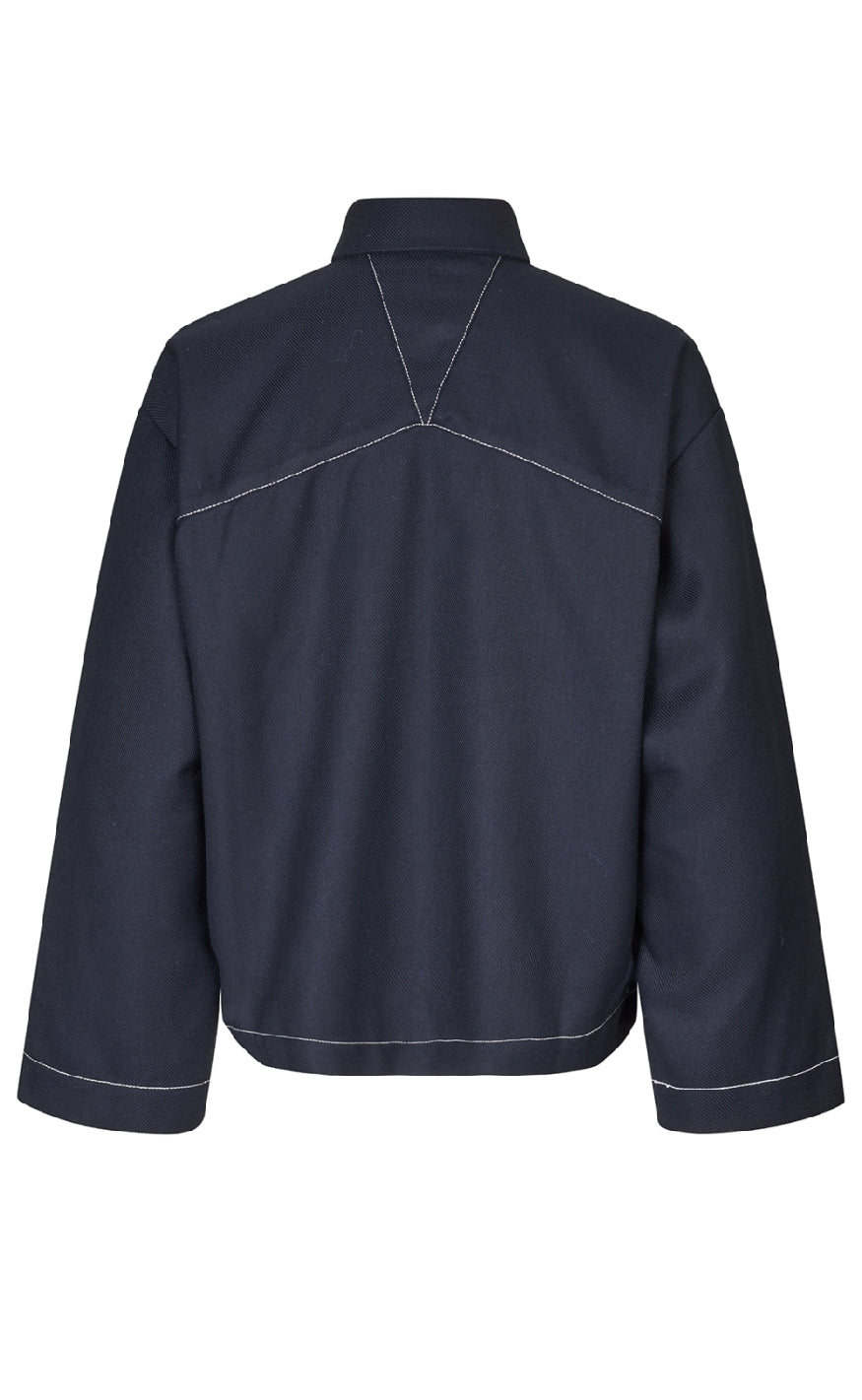 Lollys Laundry Jakke - Khai - Dark Blue