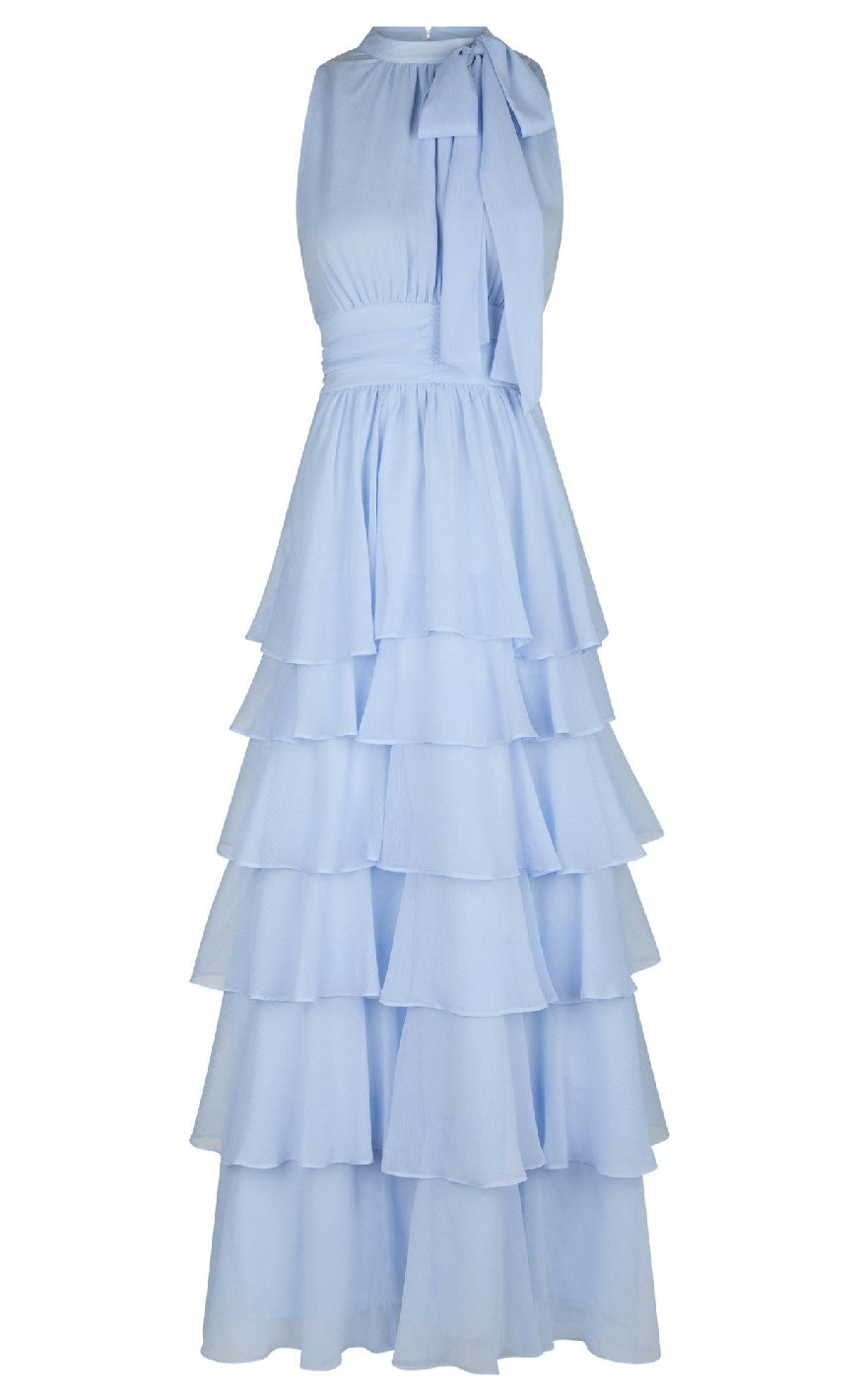 Neo Noir Kjole - Marli Chiffon - Light Blue Levere