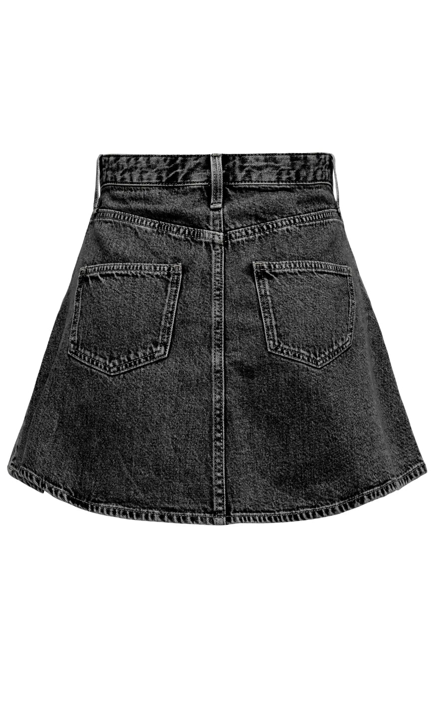 ONLY Nederdel - Eden - Washed Black Online