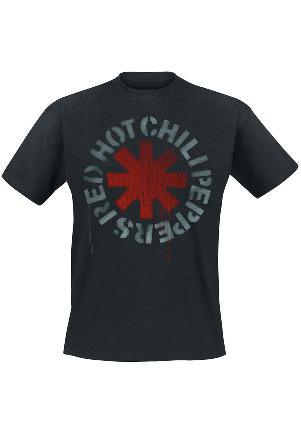 Red Hot Chili Peppers Stencil T-Shirt