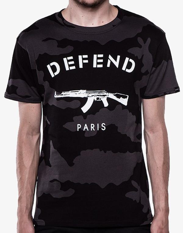 Defend Paris Paris T-Shirt Hot på udsalg