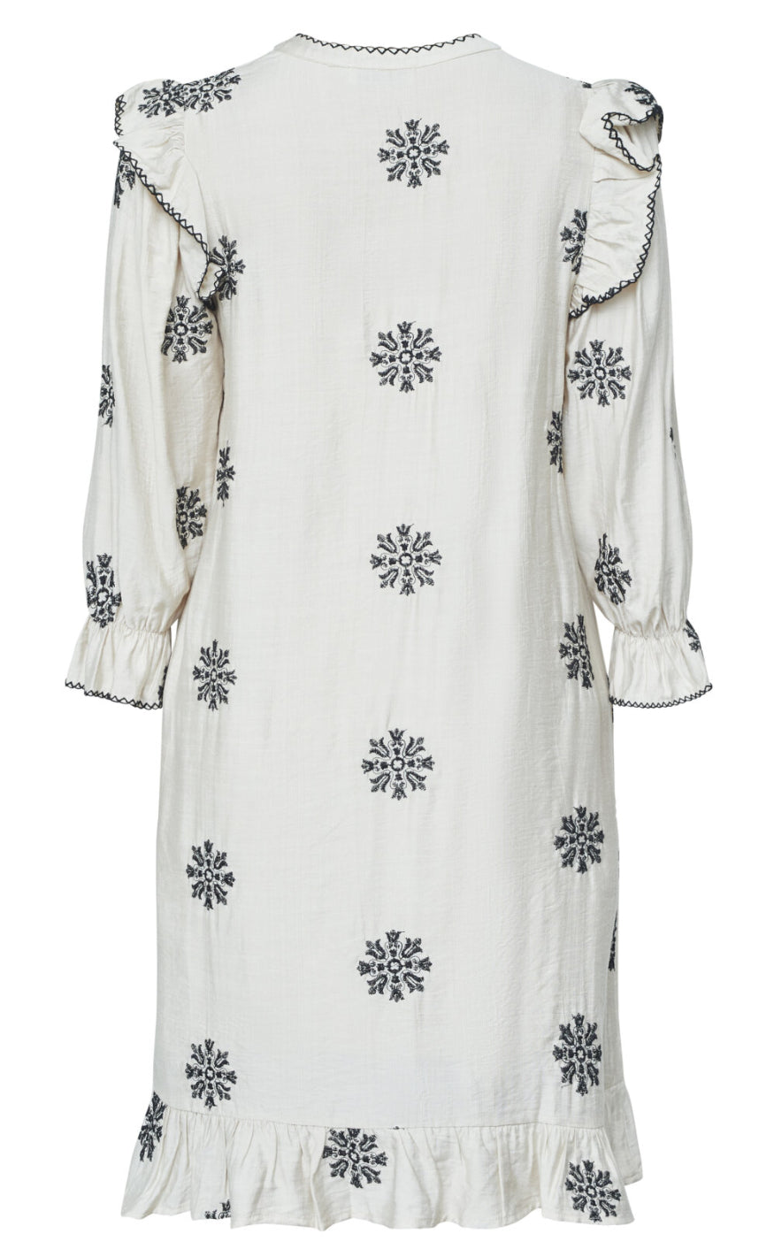 Love & Divine Kjole - Love1235-1 - Bamboo/Black Flower