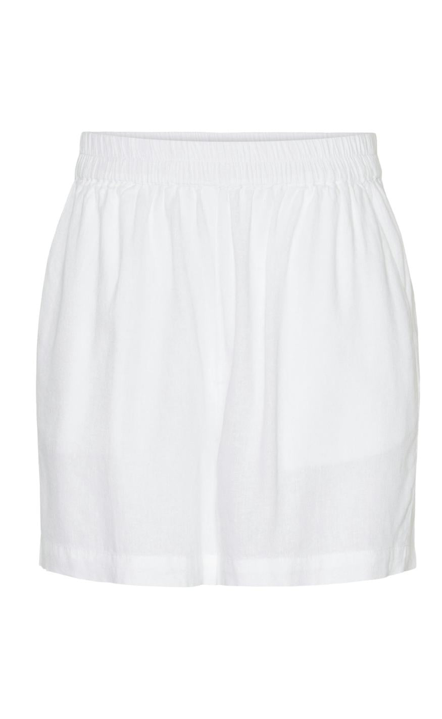 Pieces Shorts - Pia - Bright White