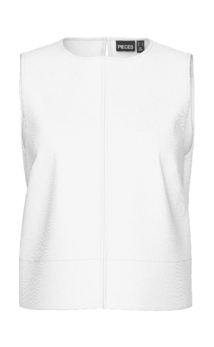 Pieces Top - Salume - Bright White