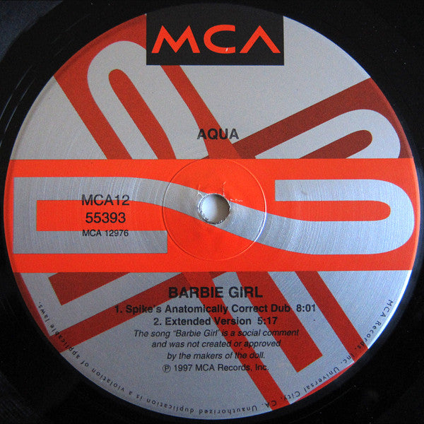 Aqua – Barbie Girl 12"