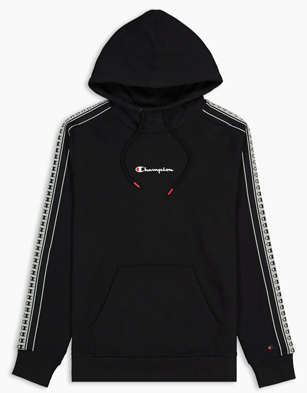 Champion Stripe C Logo Tape Cotton Terry Hoodie Rabat