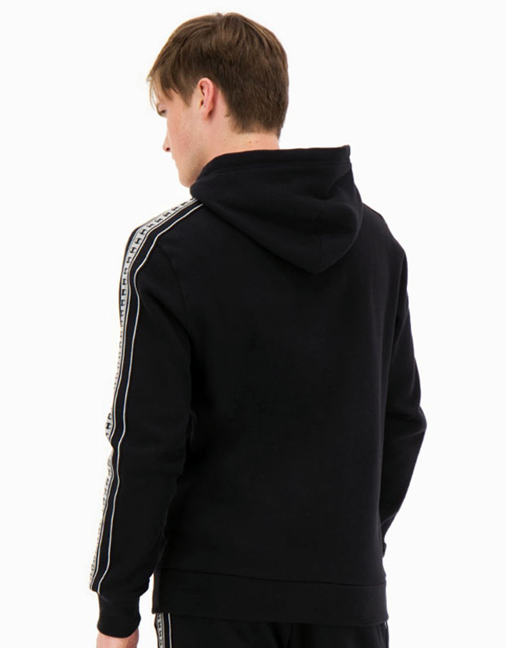 Champion Stripe C Logo Tape Cotton Terry Hoodie Rabat