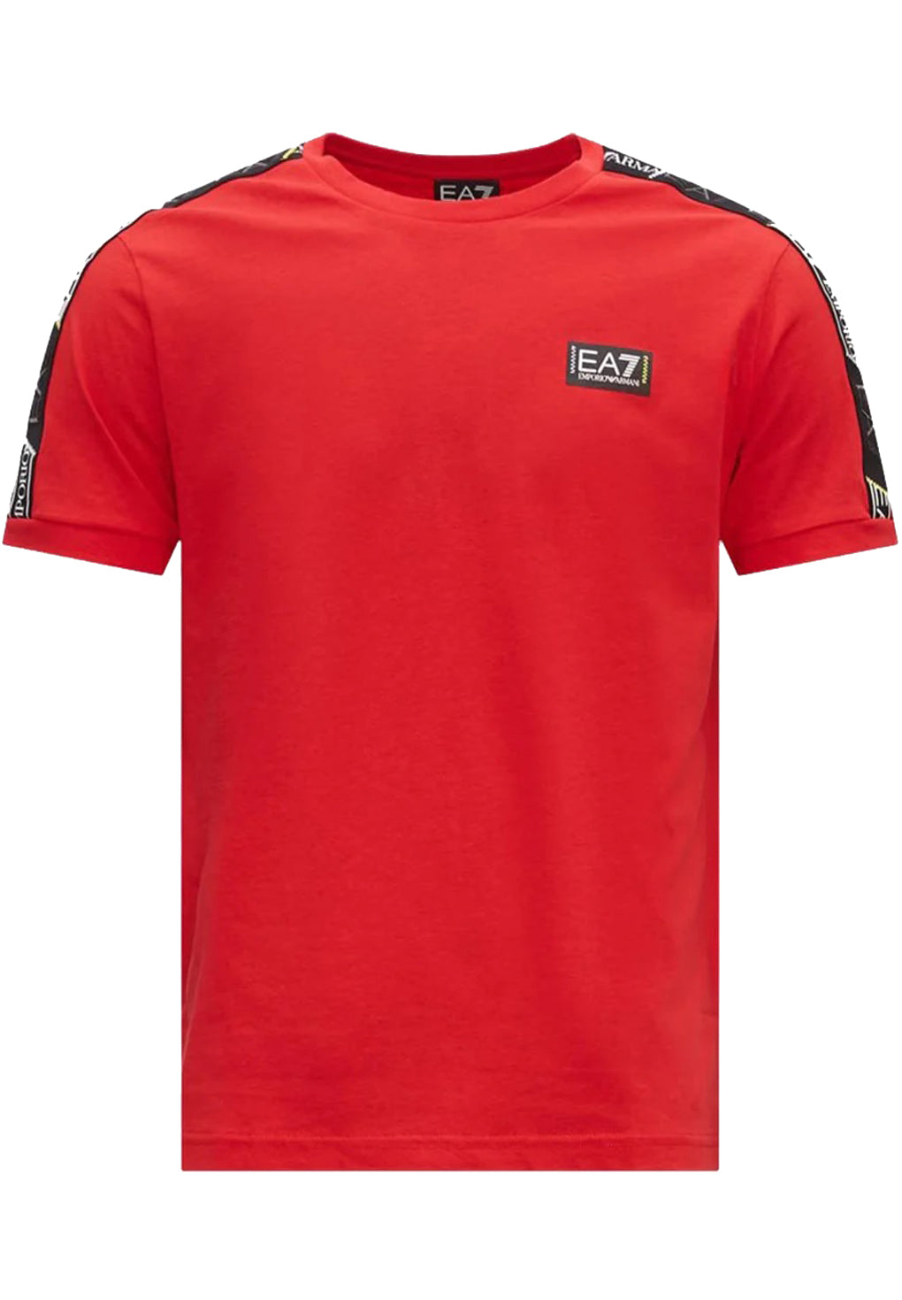 EA7 Logo Series Cotton T-shirt with Logo Mode