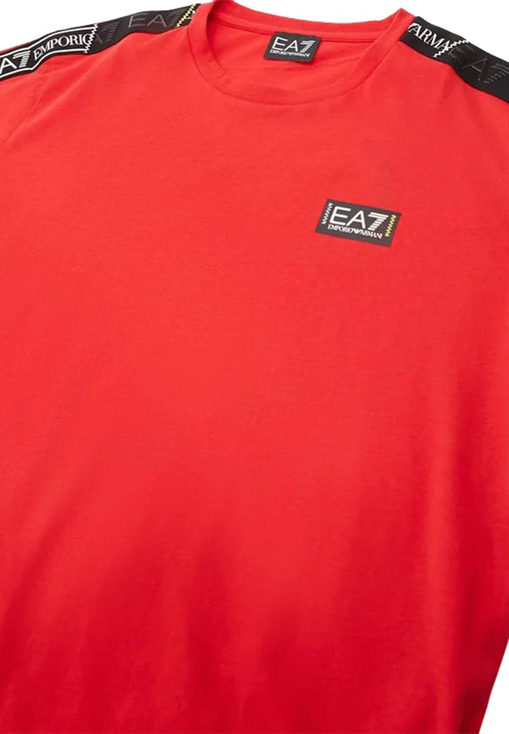 EA7 Logo Series Cotton T-shirt with Logo Mode