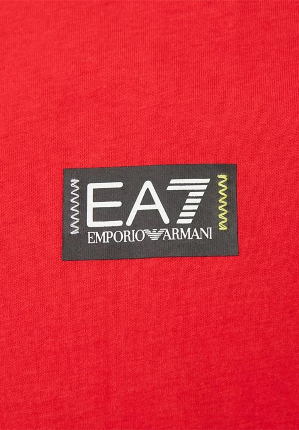 EA7 Logo Series Cotton T-shirt with Logo Mode