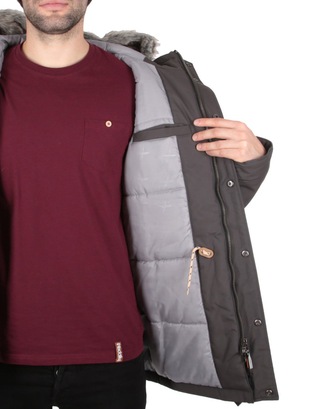 Iriedaily City Arctic Mel Parka Jacket Levere