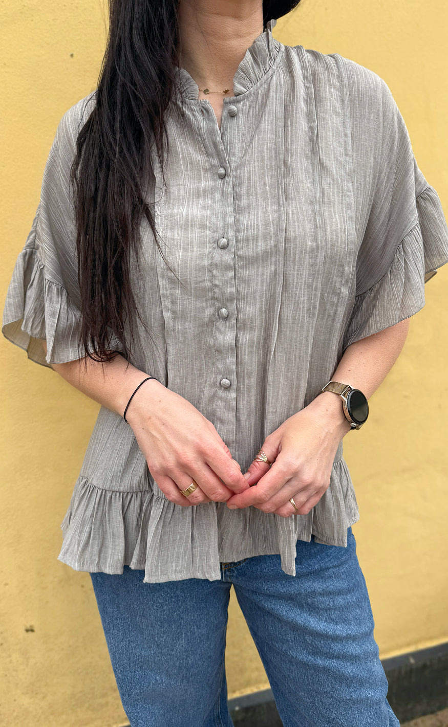 Say INA Copenhagen Skjorte - Michela - Greyish