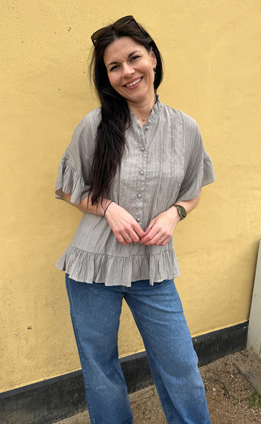 Say INA Copenhagen Skjorte - Michela - Greyish