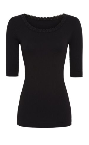 Tim & Simonsen Top - Frida SS - Nero