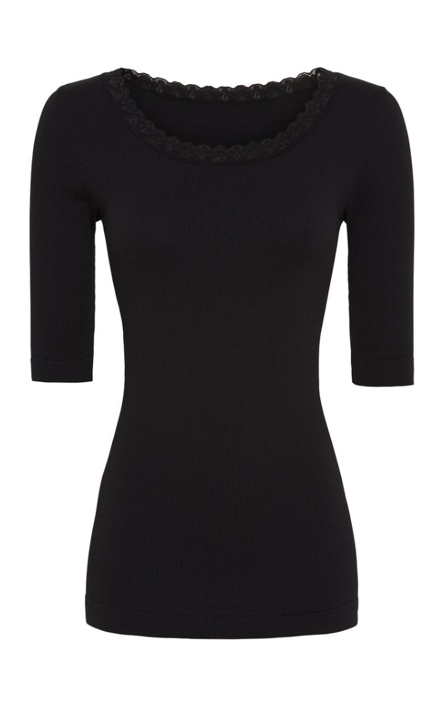 Tim & Simonsen Top - Frida SS - Nero