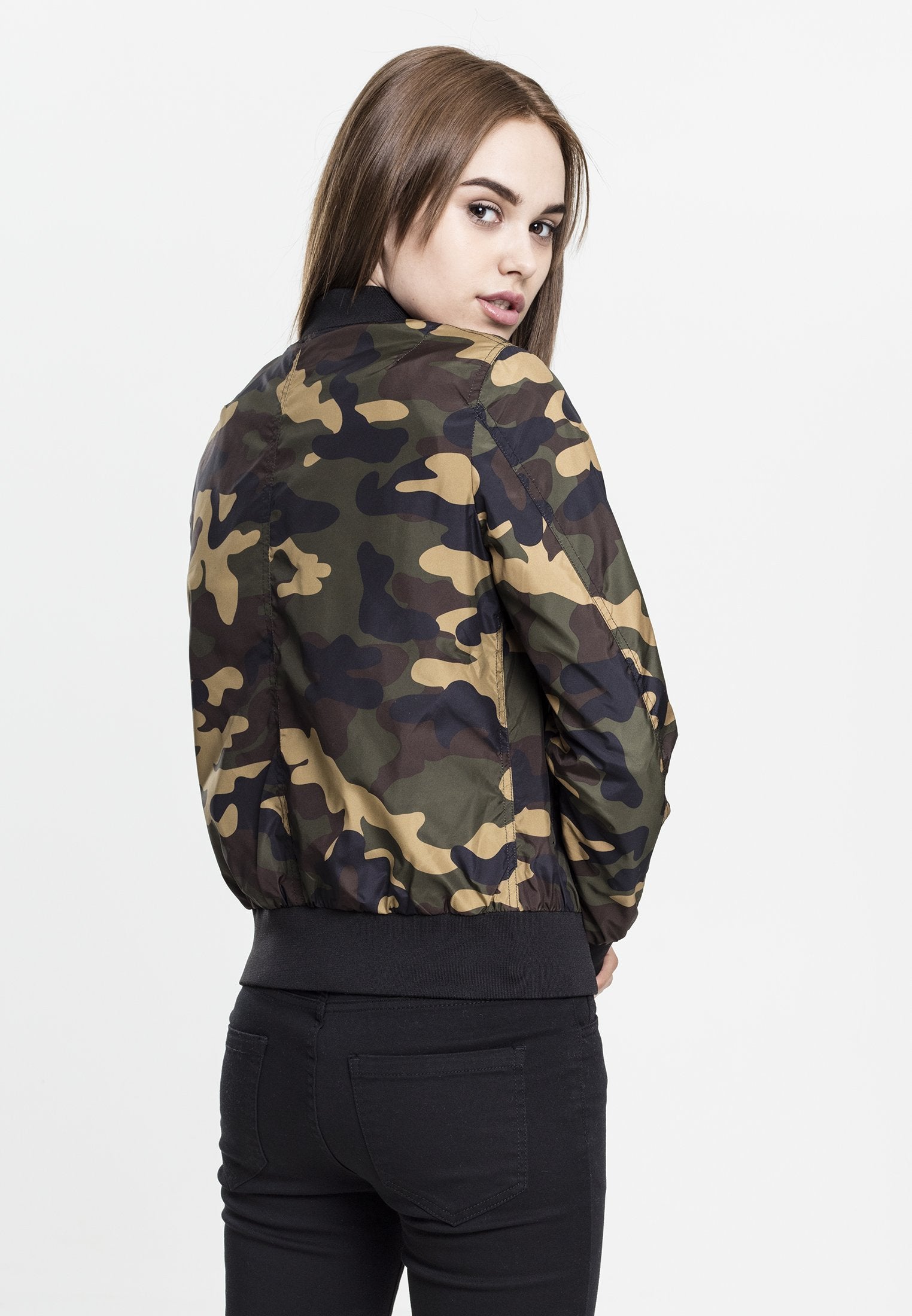 Urban Classics Ladies Light Bomber Jacket Camo