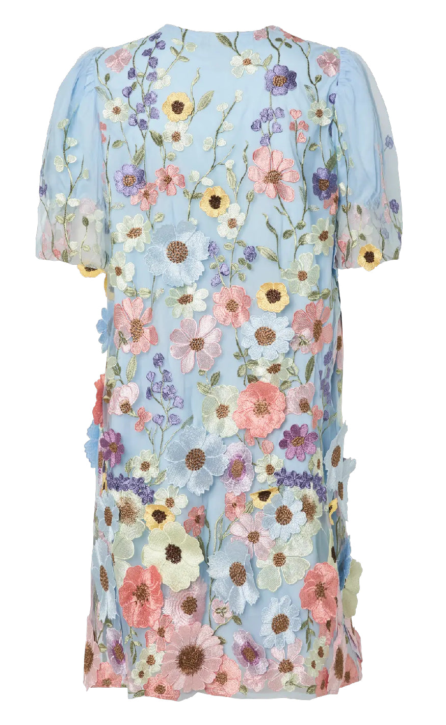 YAS Kjole - Flowering - Halogen Blue