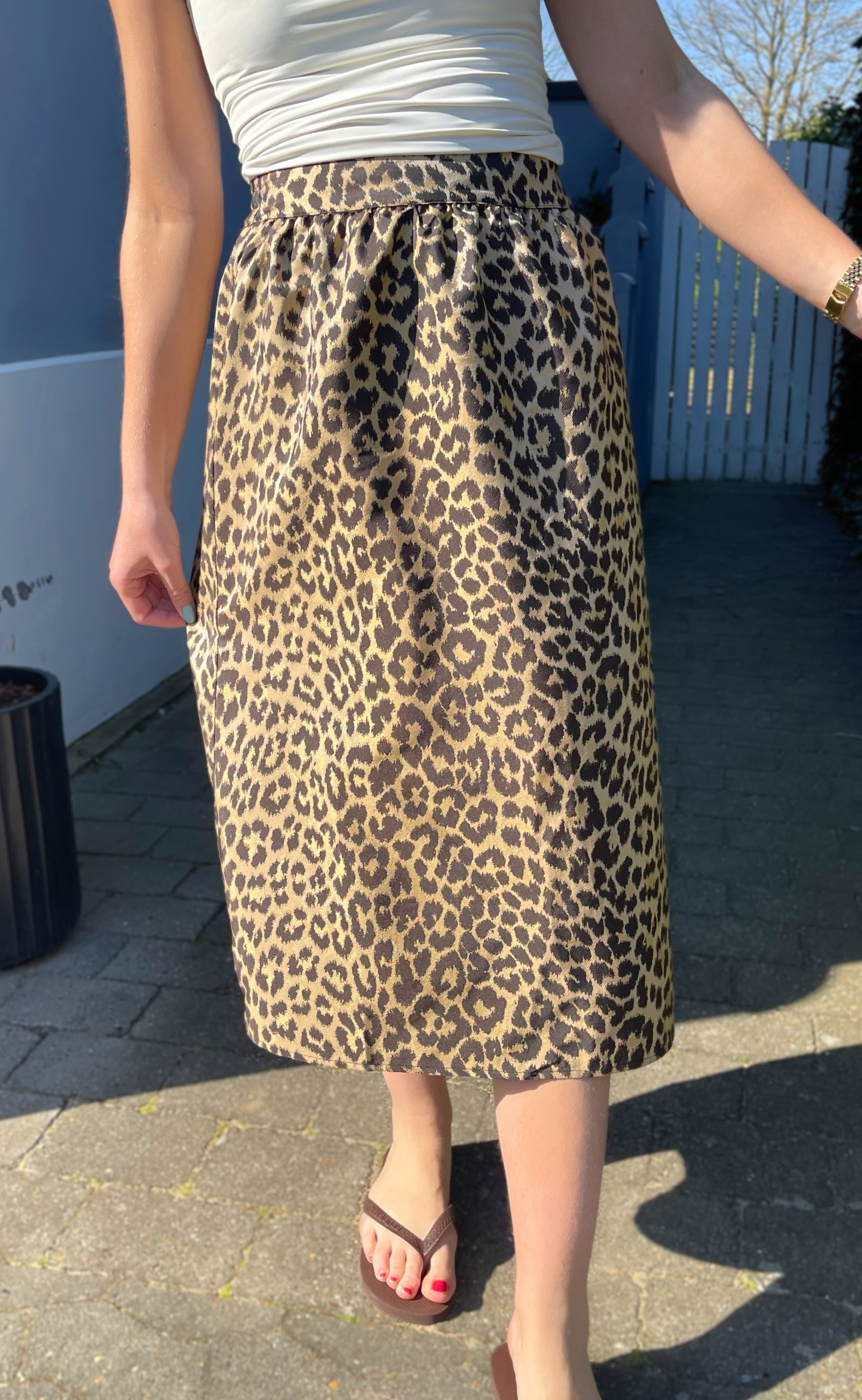 Say INA Copenhagen Nederdel - Patricia - Shiny Leopard
