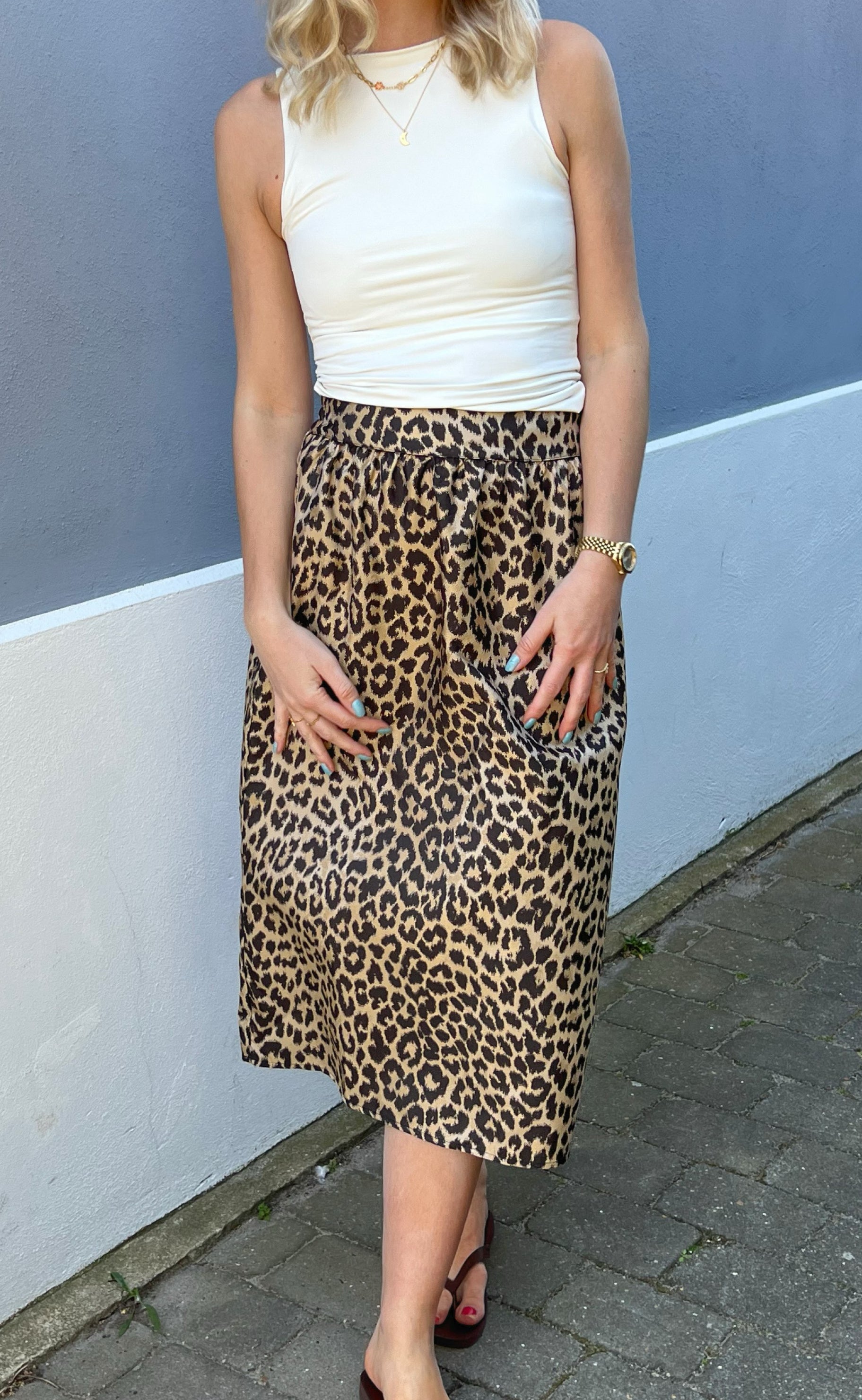 Say INA Copenhagen Nederdel - Patricia - Shiny Leopard