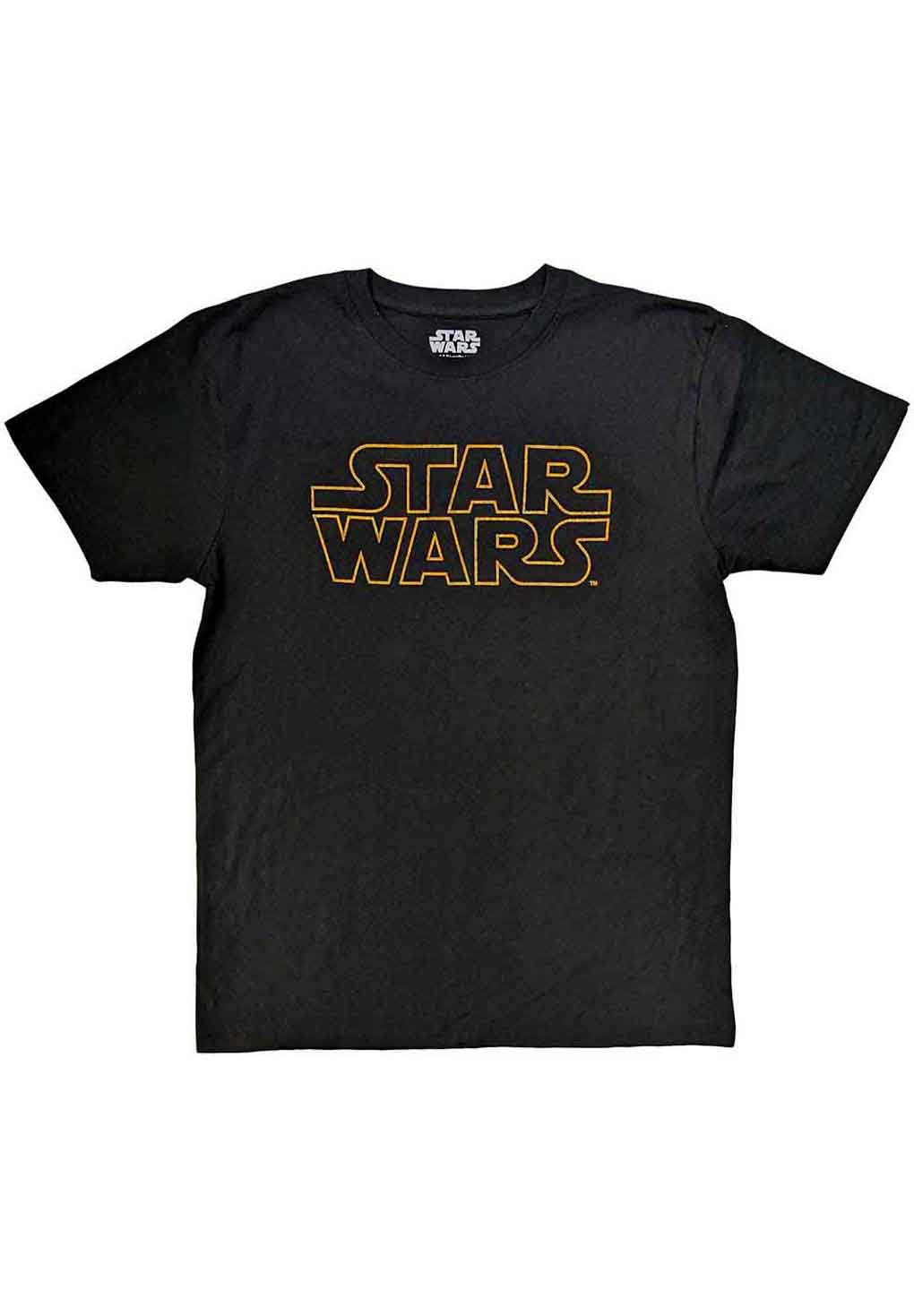 Star Wars Logo Outline T-Shirt Online Hot Salg