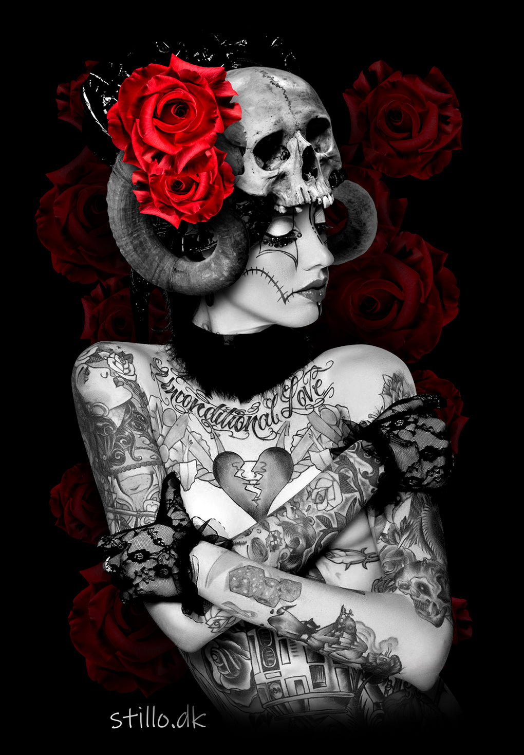Stillo Evil Rose T-shirt