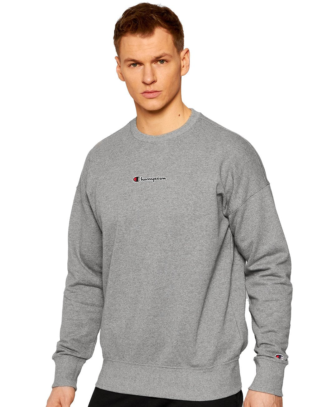 Champion Oversized Script Logo Print Sweatshirt