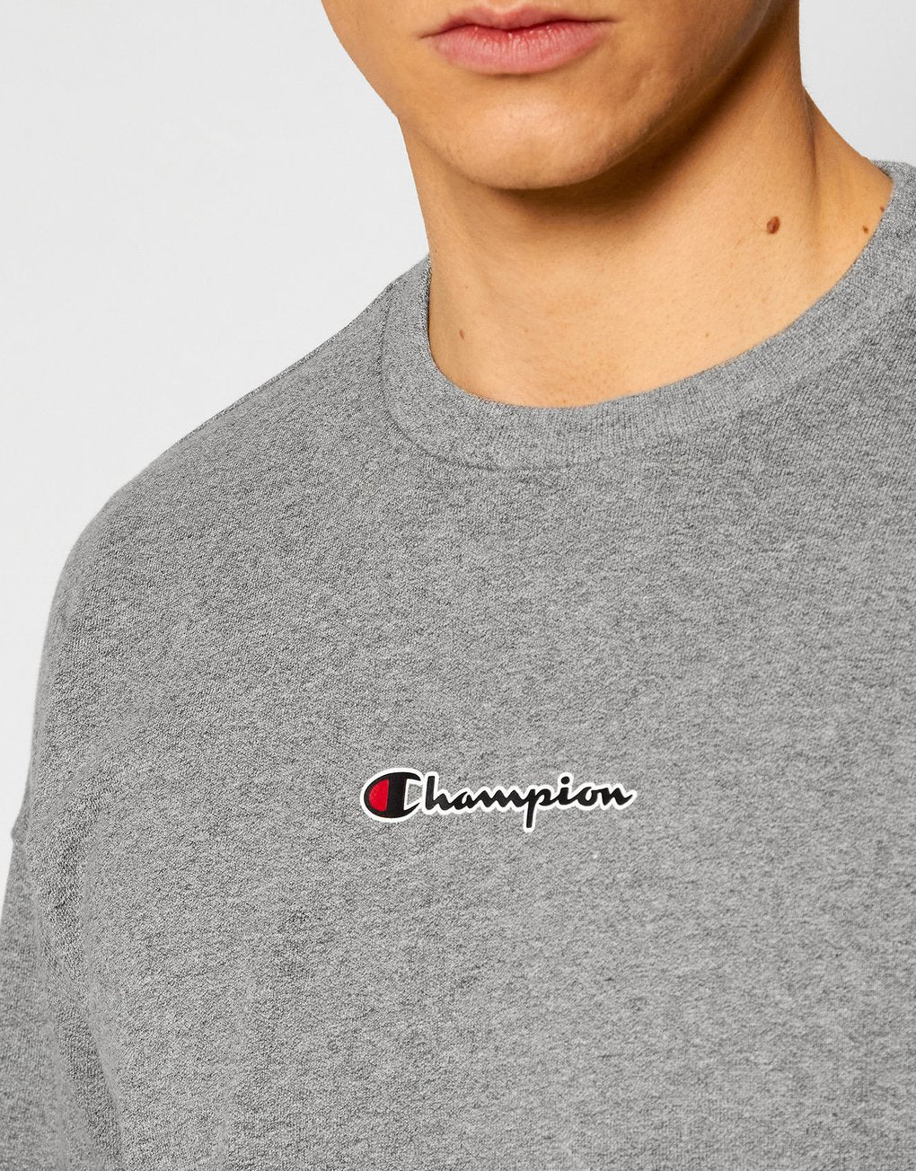 Champion Oversized Script Logo Print Sweatshirt