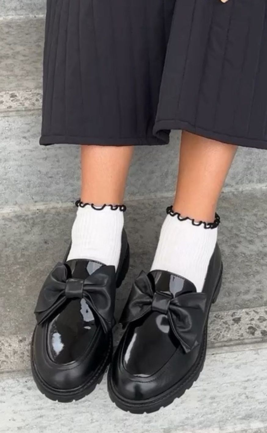 Copenhagen Shoes Loafers - Hello Bow - Black Mode