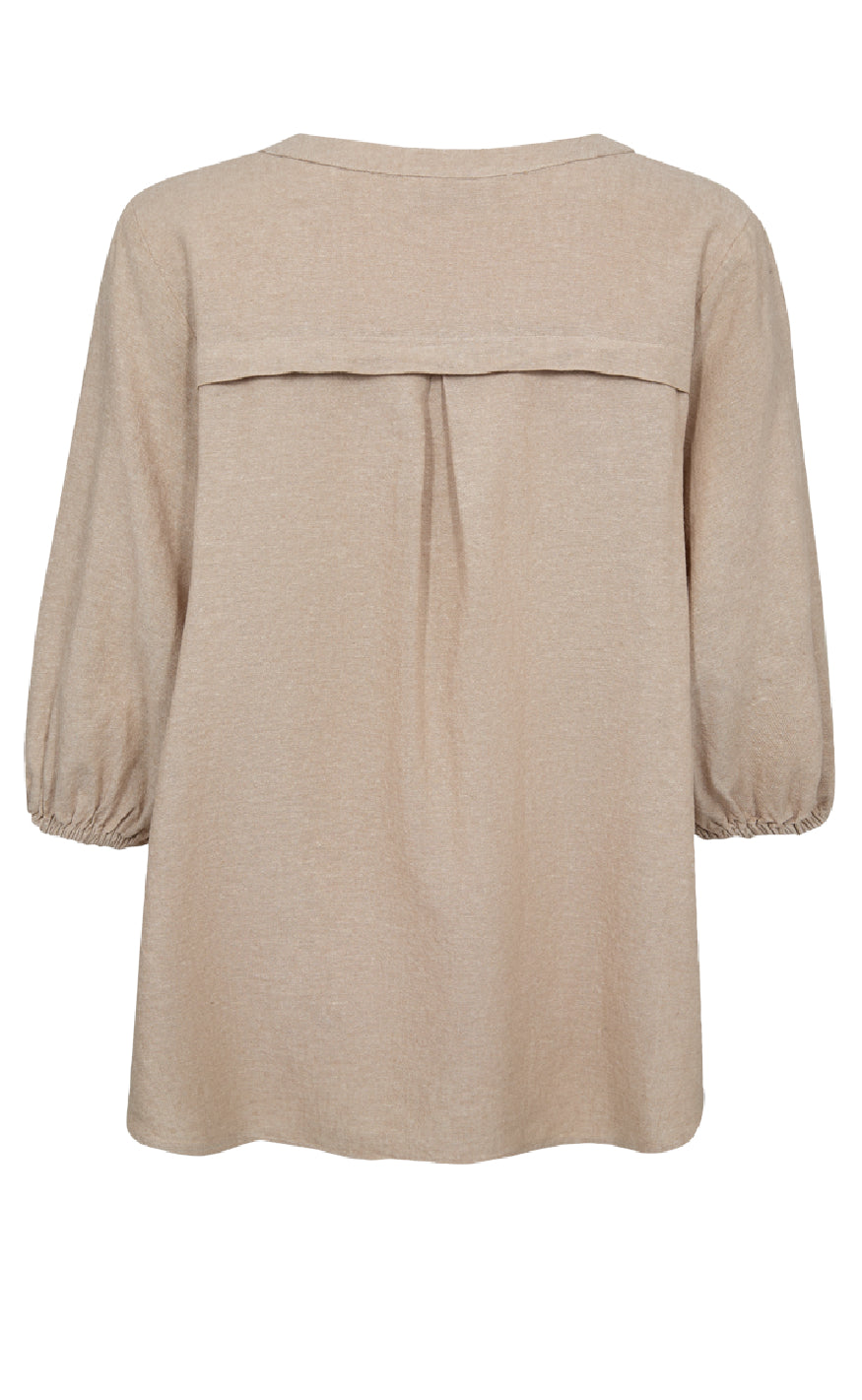 Freequent Bluse - Lava 204290 - Sand Melange