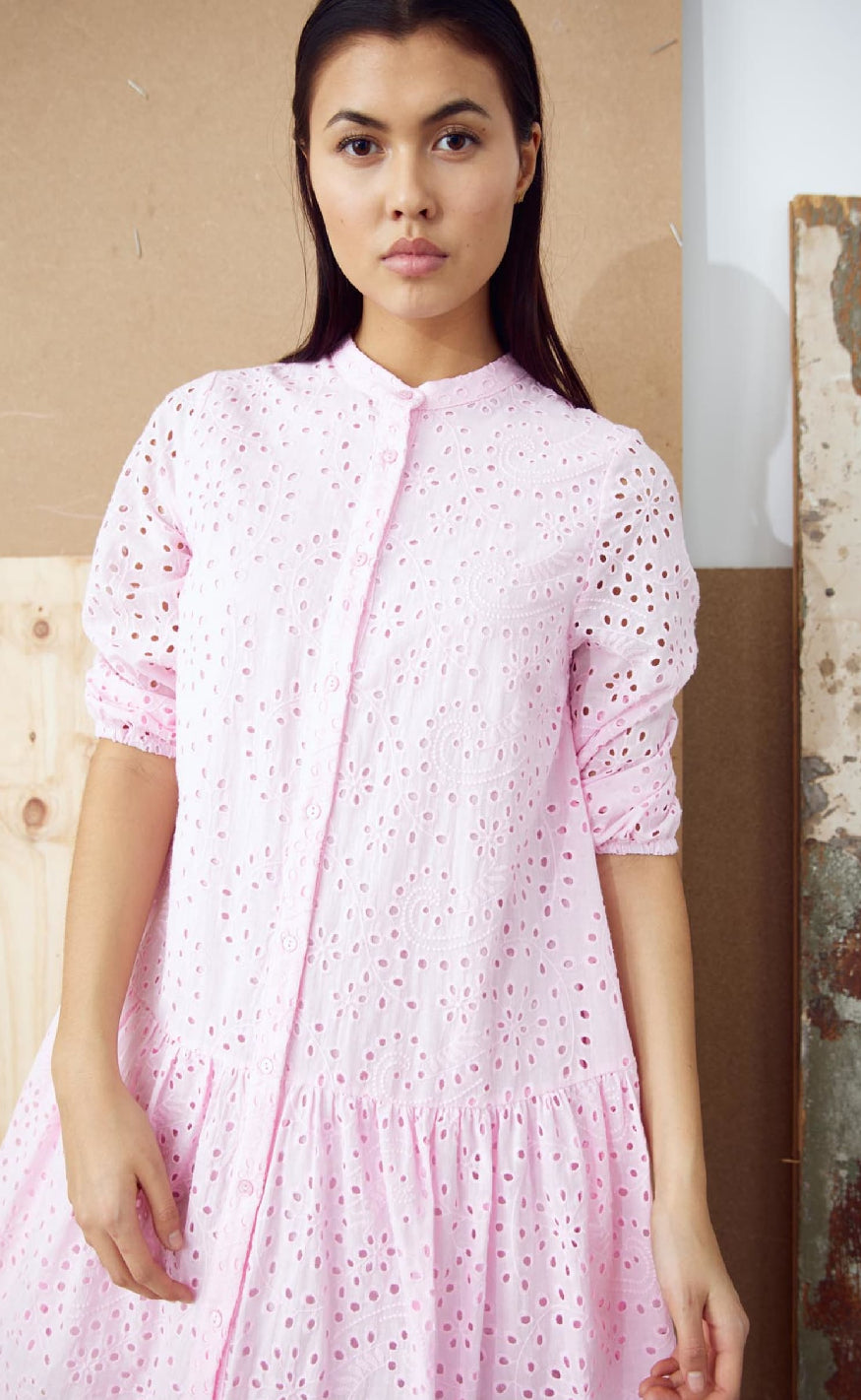 Noella Kjole - Imogene Anglaise - Light Pink