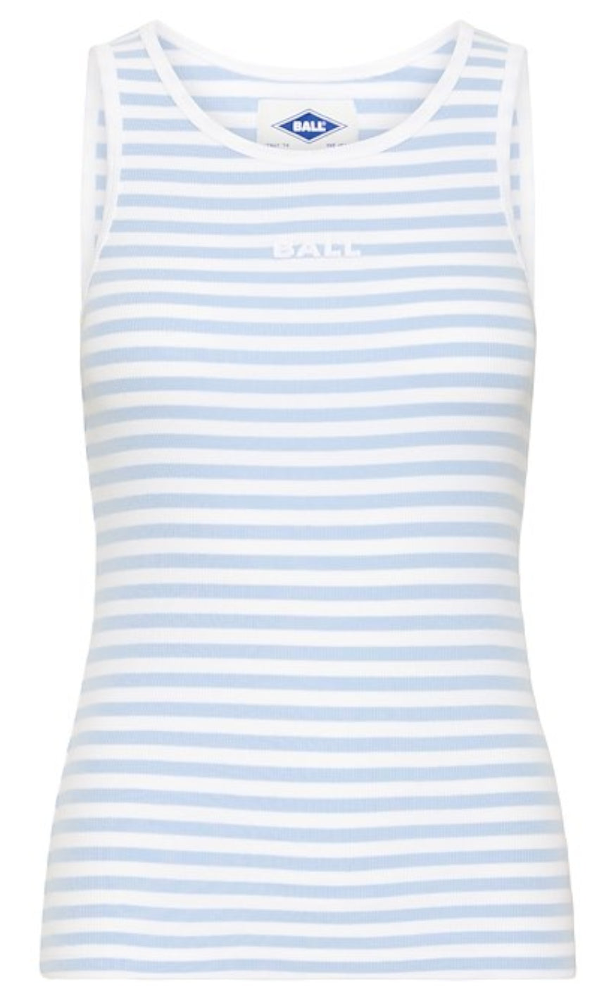 BALL Original Top - Altobelli - Blanc de Blanc w. Powder Blue