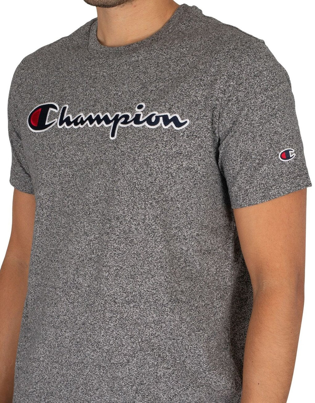 Champion Satin Stitch Script Logo T-Shirt