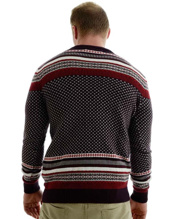 levis-patterned-crewneck-knit-sweater_1.jpg Levi's Patterned Crewneck Knit Sweater