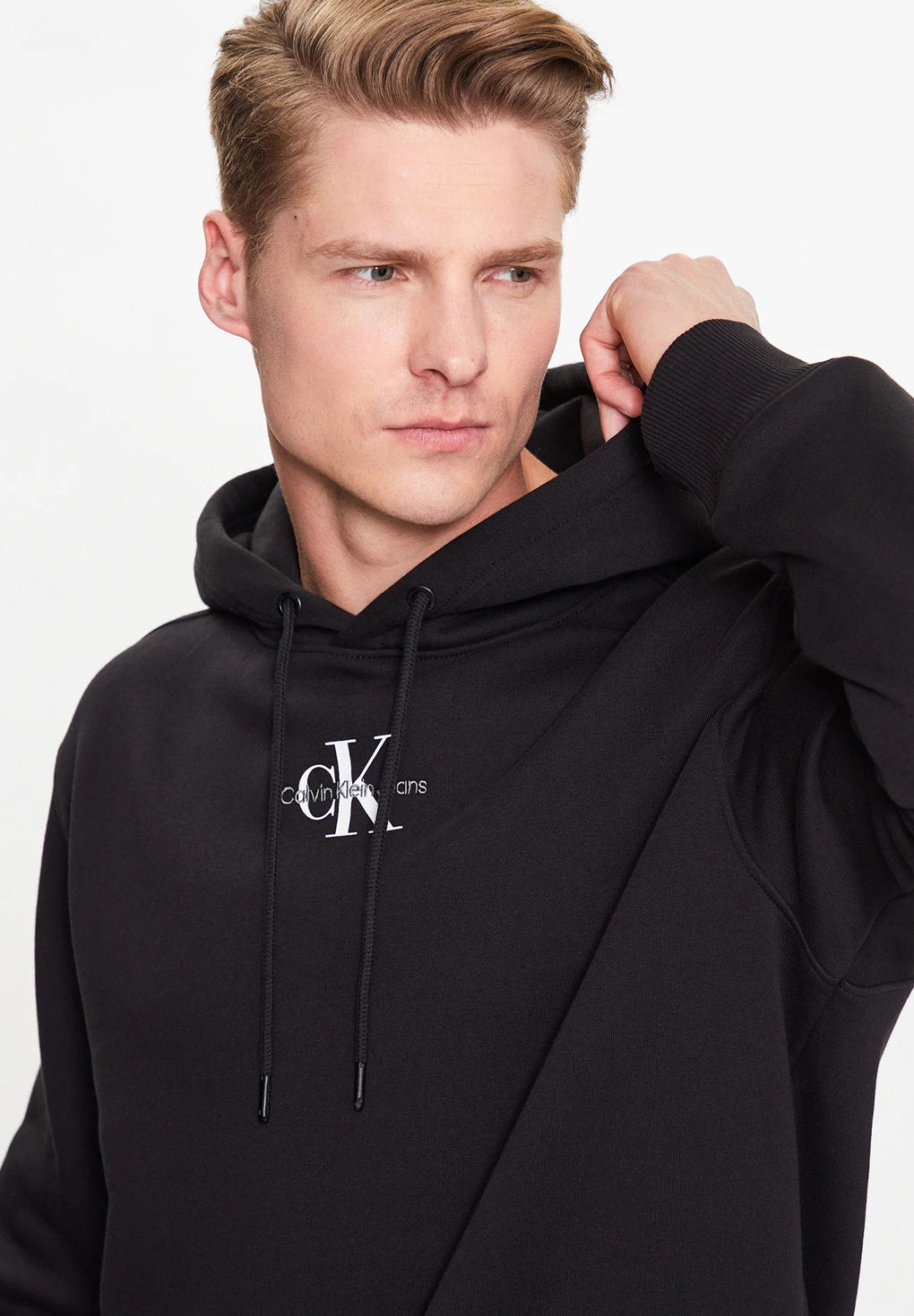Calvin Klein Monogram Fleece Hoodie