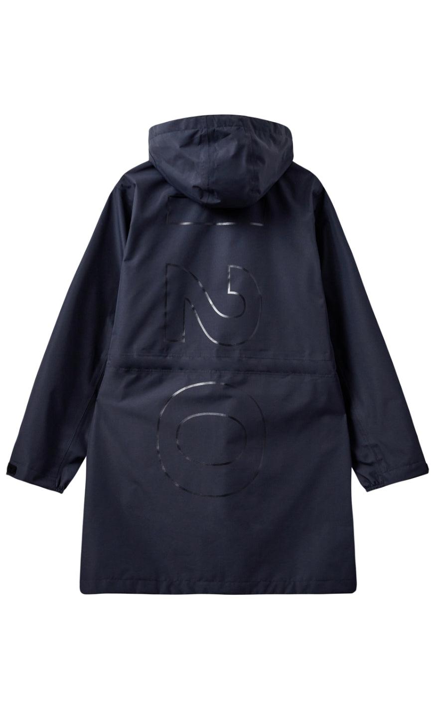 H2O Regnjakke - Rømø Long Unisex - Navy Rabat