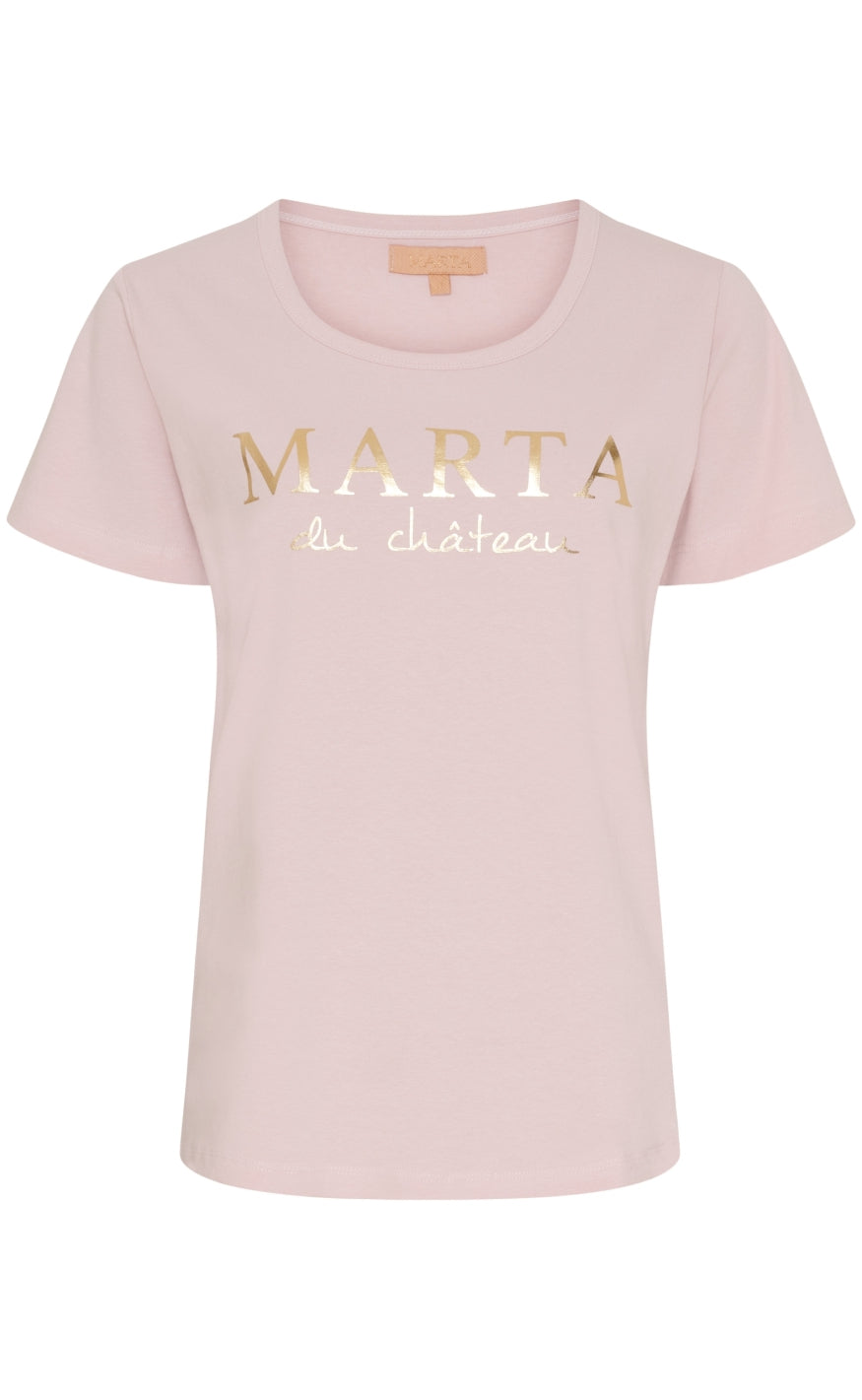 Marta Du Chateau T-shirt - Jeanette - Old Rose